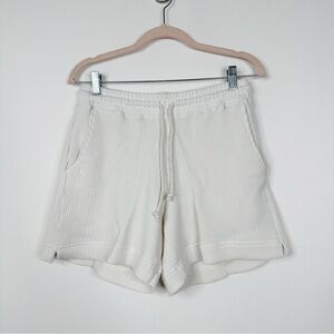 NWT AYR The Waffle Cone Short in Seashell Pima Cotton High Rise M